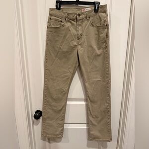 Wrangler Beige Straight Fit Pants